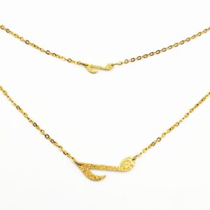 Διπλό Κολιέ Αλυσίδα με Όγδοα