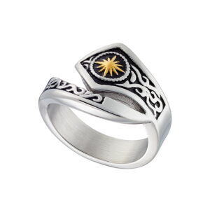 Ατσάλινο Δαχτυλίδι Φίδι