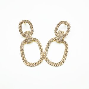 Κρεμαστά Σκουλαρίκια με Στρας