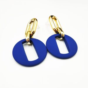 Κρεμαστά Μπλέ Σκουλαρίκια