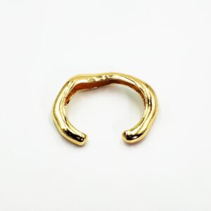 Κυματιστή Επιχρυσωμένη Χειροπέδα