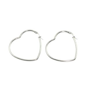 Ατσάλινοι Κρίκοι Καρδιές 7cm