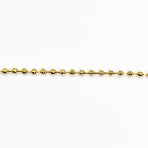 Ατσάλινο Επίχρυσο Βραχιόλι με Μπίλιες